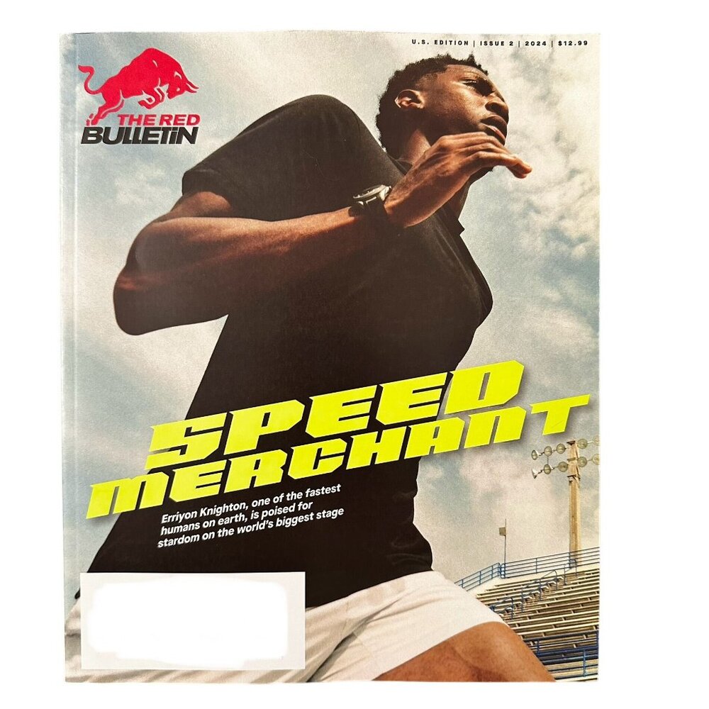 Red Bulletin Magazine Issue 2 2024 Speed Merchant Erriyon Knighton Fastest Human